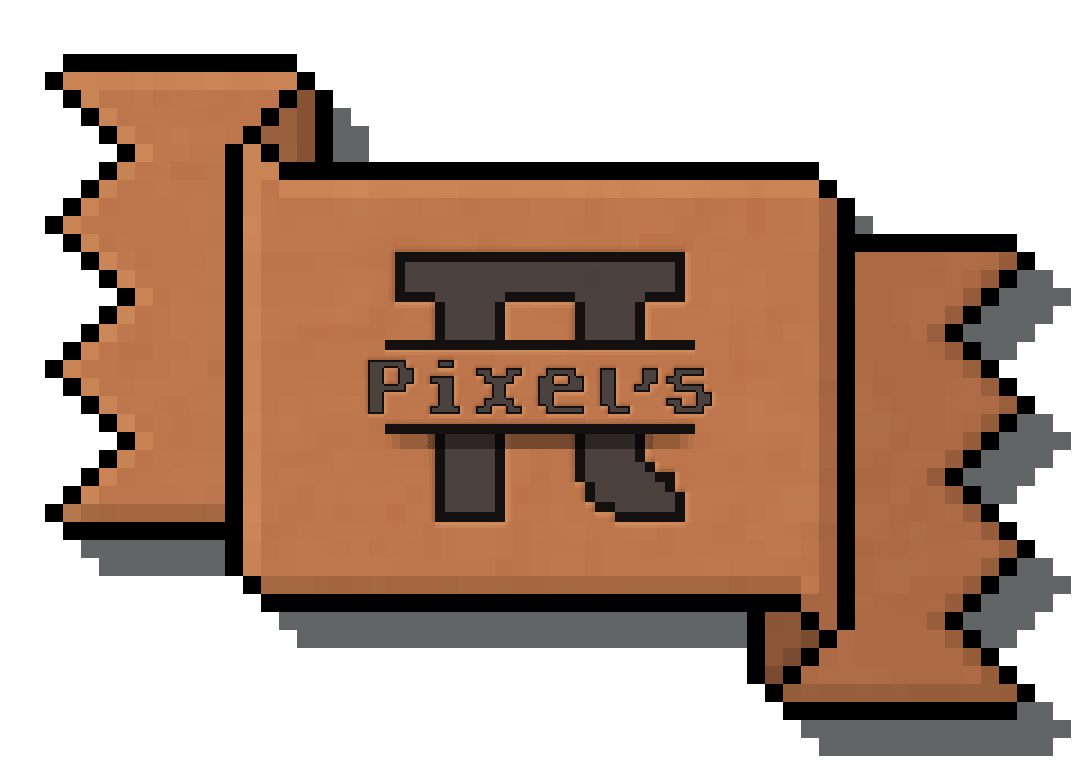 Waving Ribbon with π & Pixel’s Tutoring Service logo
